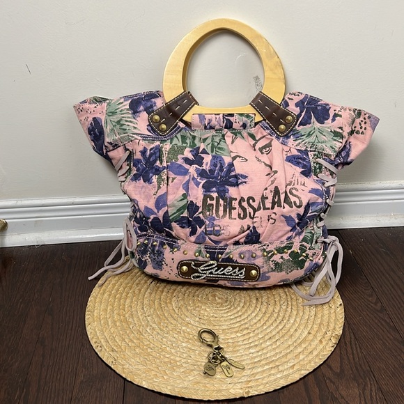 Guess Khaki Prints Boho Tote Bag - Picture 7 of 14